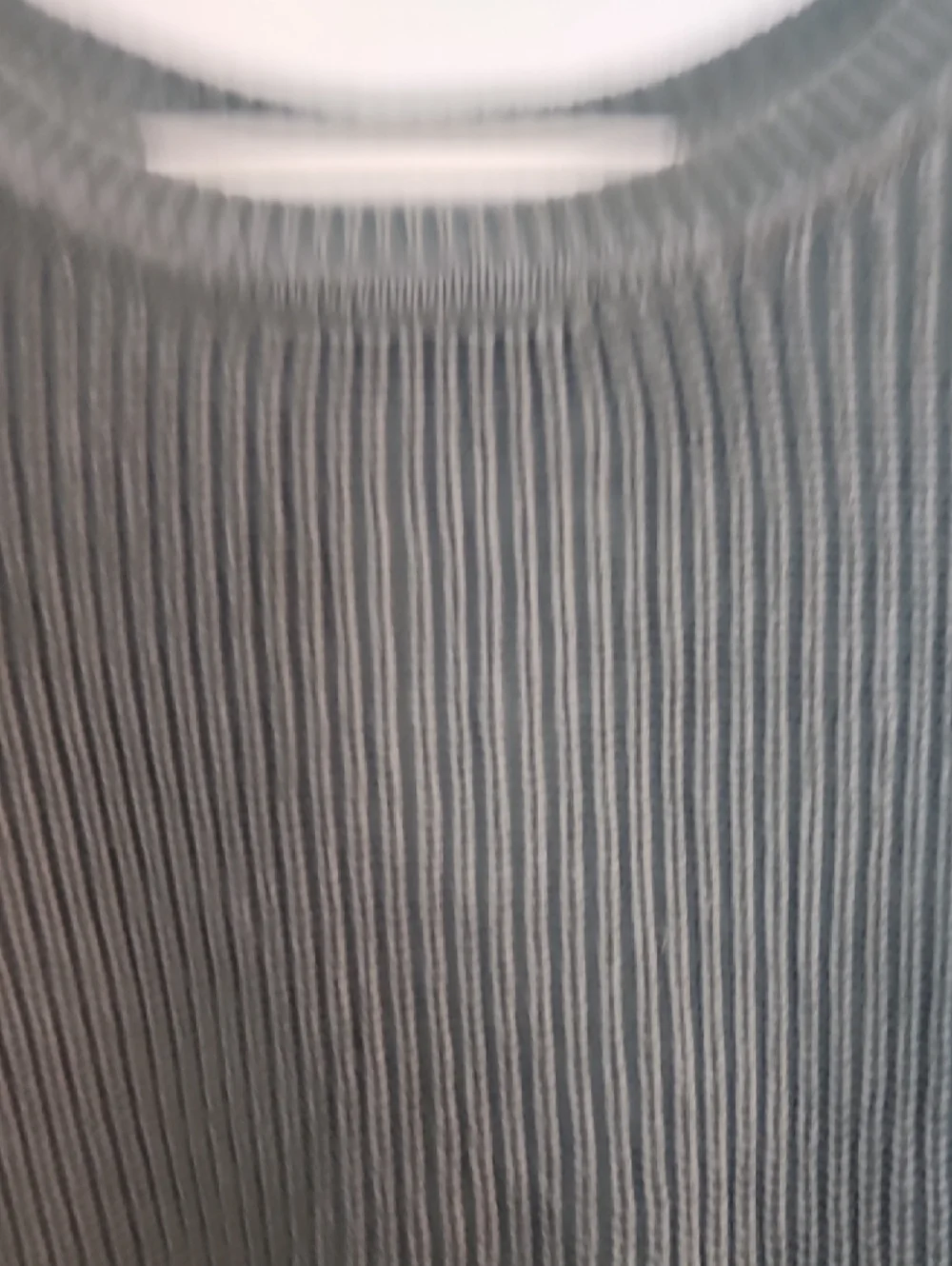 Lucky Brand Ribbed Crewneck Sweater in Sage Green